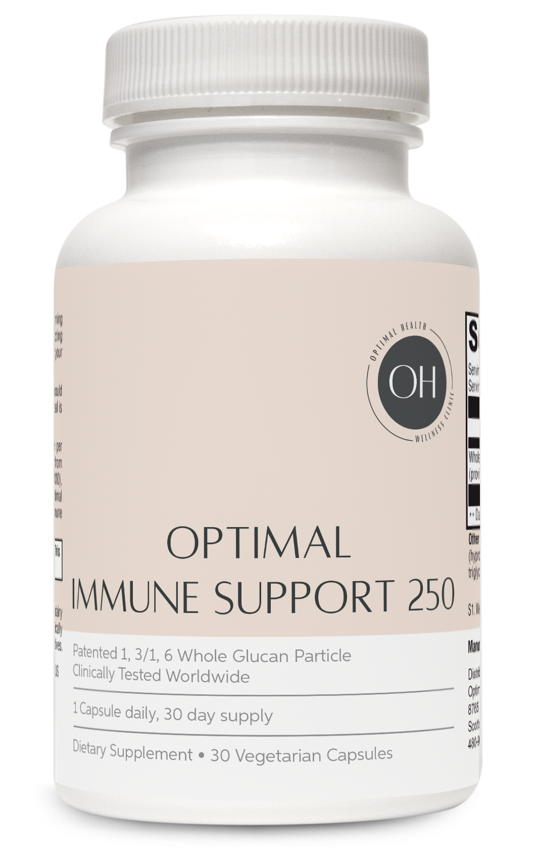 Optimal Immune Support 250 30 Capsules