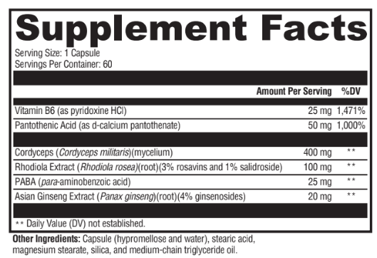 Optimal Adrenal Support 60 Capsules