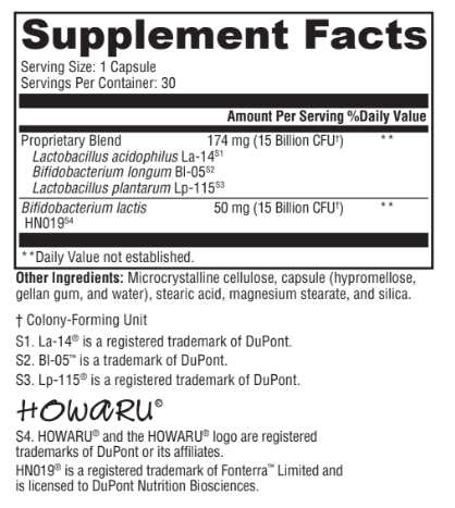 Optimal Daily Probiotic Support 30 Capsules
