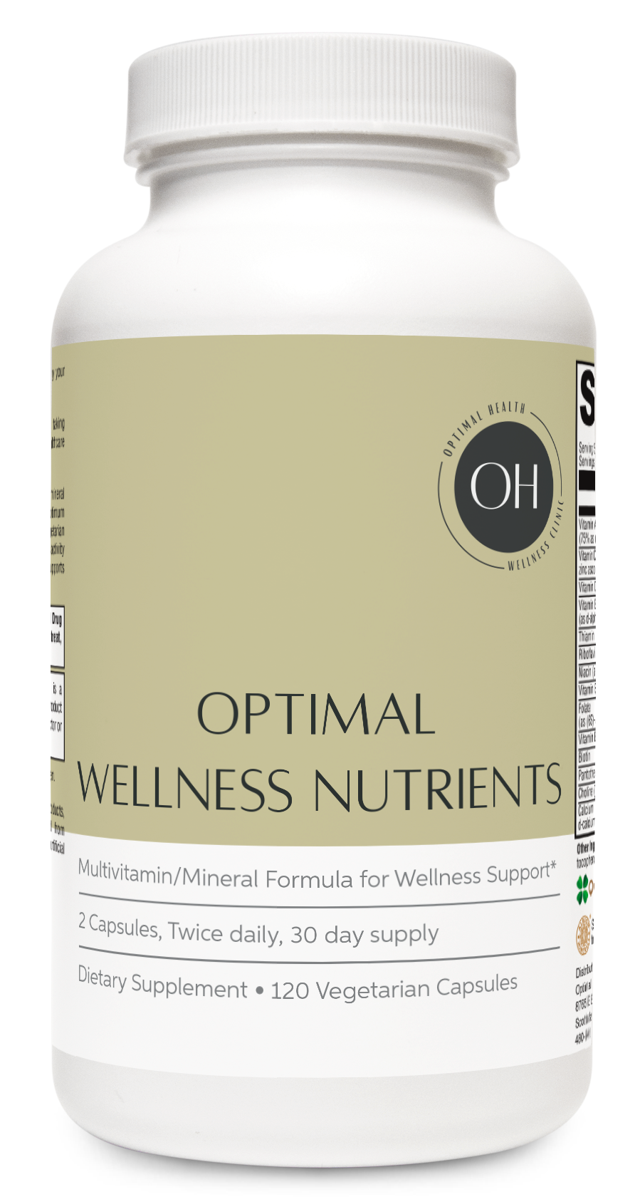 Optimal Wellness Nutrients 120 Capsules