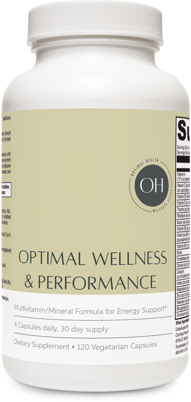 Optimal Wellness & Performance 120 capsules