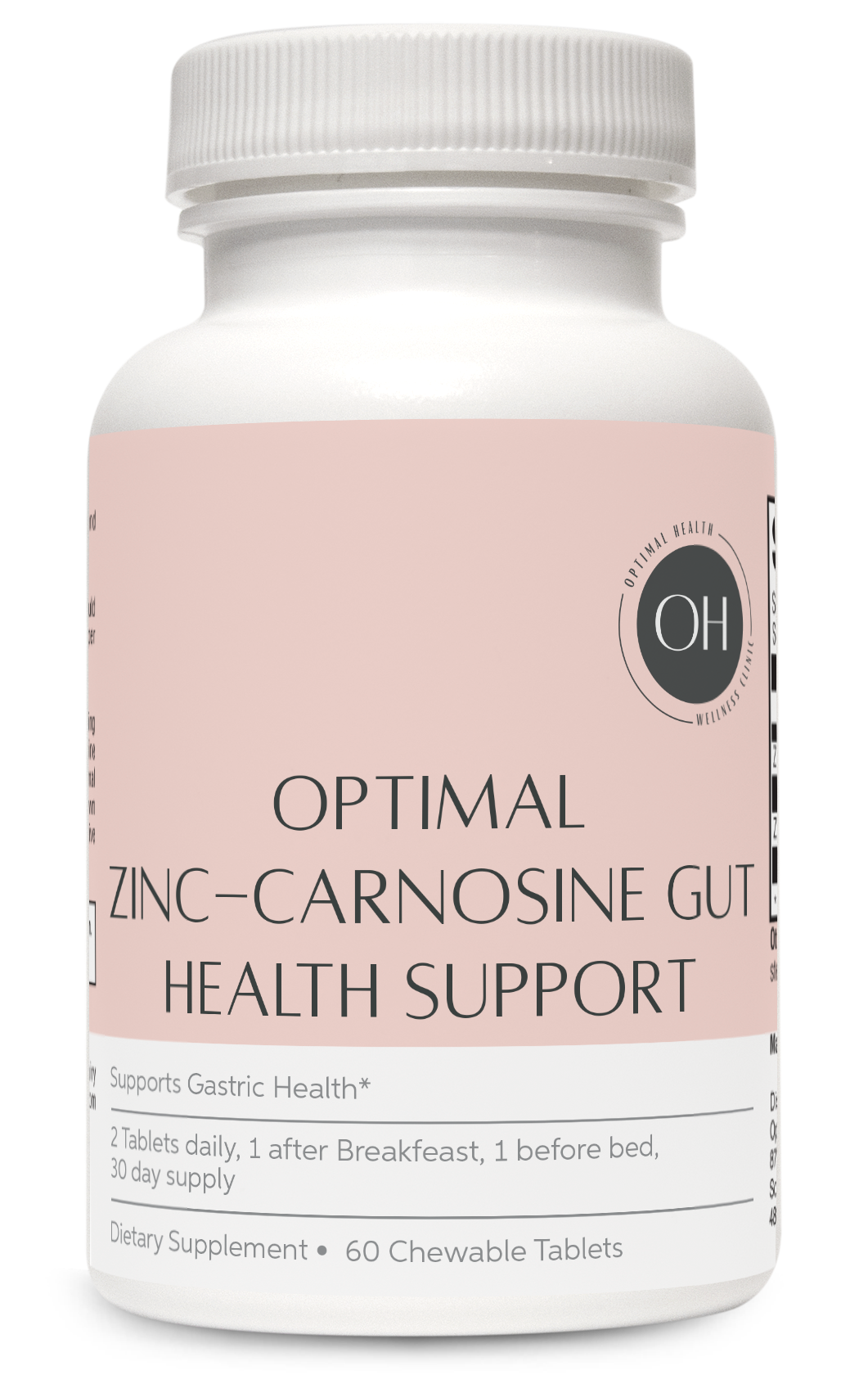 Optimal Zinc-Carnosine Gut Health Support 60 Tablets