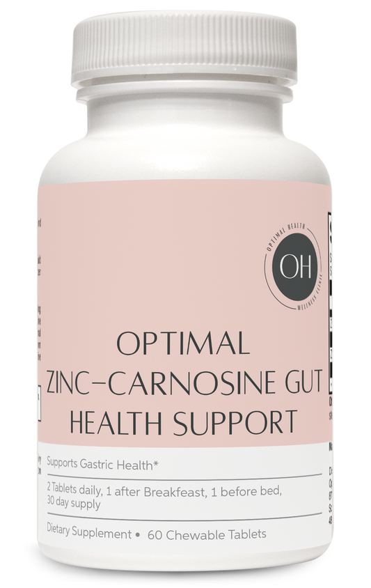 Optimal Zinc-Carnosine Gut Health Support 60 Tablets