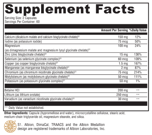 Optimal Multi-Mineral Support 120 Capsules